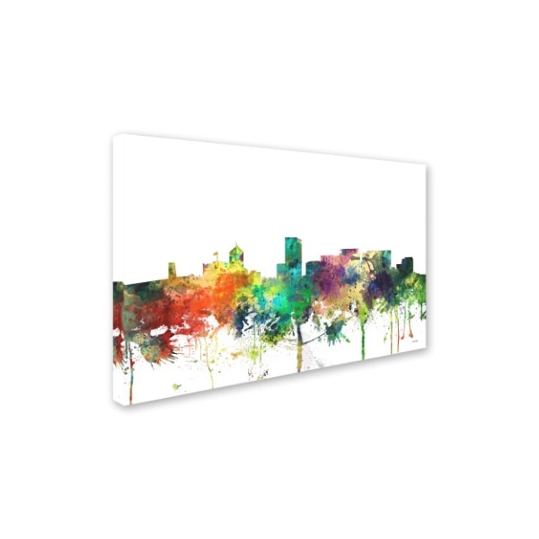 Marlene Watson 'Portland Oregon Skyline SP' Canvas Art,30x47